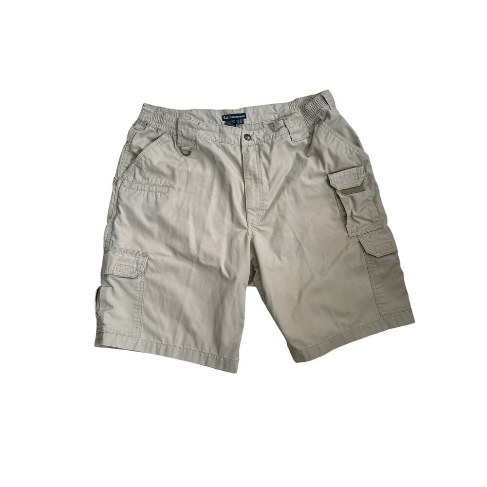 5.11 Tactical Cargo Shorts Men's 38 Khaki Ripstop